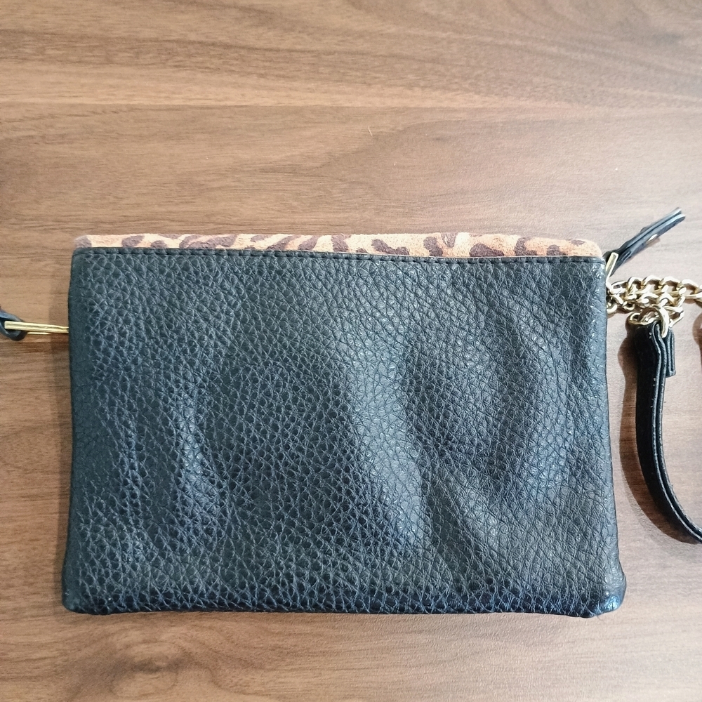 Maurices Black and Tan Leopard Clutch - Picture 7 of 9